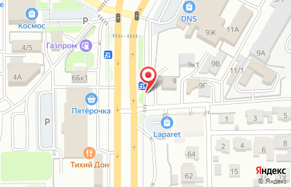 Рекламный щит 3х6м. на проспекте Кулакова на карте