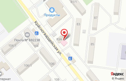 Аптека Фарм на Красногвардейской улице на карте