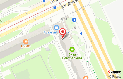 Киоск по ремонту обуви на проспекте Большевиков на карте