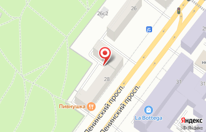 Московский Индустриальный Банк, ОАО на Ленинском проспекте на карте