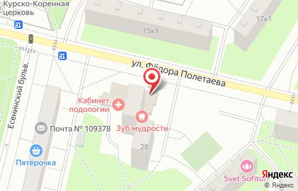Ателье в Москве на карте