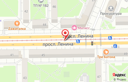 Техноопт на проспекте Ленина на карте