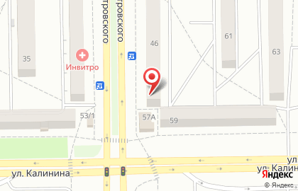 Аптека Опти Фарма на улице Островского на карте