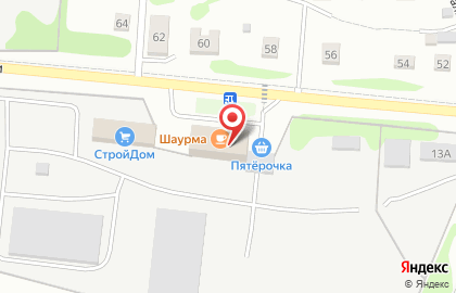 Супермаркет Пятёрочка в Орле на карте