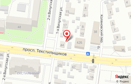 Бегемот на проспекте Текстильщиков на карте