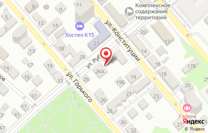 Продуктовый магазин Огонёк в Новороссийске на карте