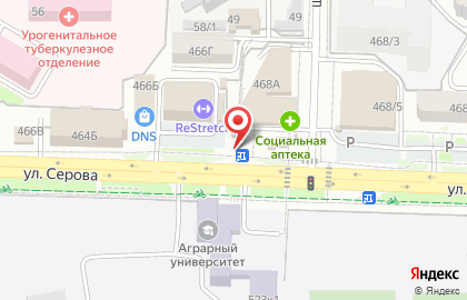 Магазин кондитерских изделий Московские конфеты на улице Серова на карте