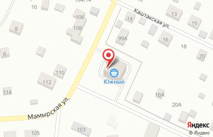 Универсам Южный в Падунском районе на карте