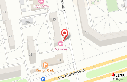 Салон-парикмахерская Махаон в Центральном районе на карте