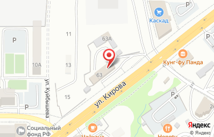 Служба заказа пассажирского транспорта Рубин во Владивостоке на карте