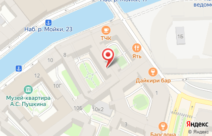 Северо-запад на Невском проспекте на карте