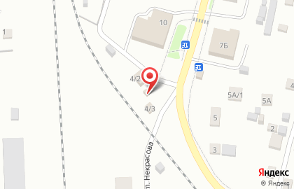 Магазин рыболовных товаров на ул. Некрасова, 4/1 на карте
