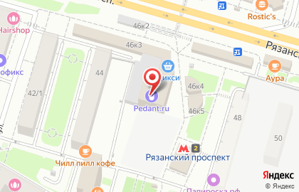Барбершоп-парикмахерская СуперМен на метро Рязанский проспект на карте