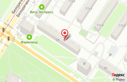 Продуктовый магазин в Екатеринбурге на карте