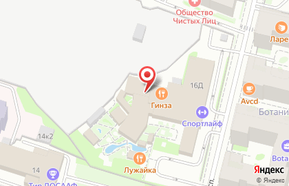 Фитнес-центр SPORTLIFE на метро Петроградская на карте