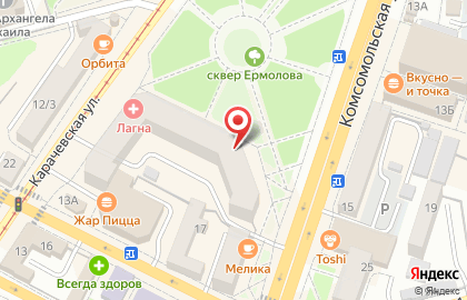 Магазин Текстильсеть в Орле на карте