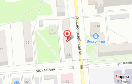 Супермаркет Пятёрочка на Каляева на карте