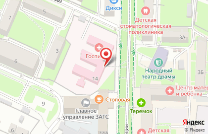 Госпиталь МСЧ МВД России по Смоленской области на карте