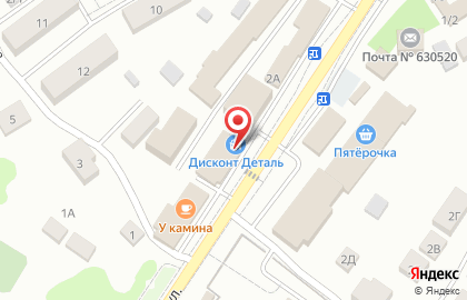 Магазин автотоваров Дисконт Деталь на карте