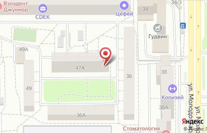 Салон красоты Макси на Комсомольском проспекте на карте