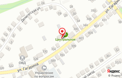 Центральная районная аптека, ГУП на улице Гагарина на карте