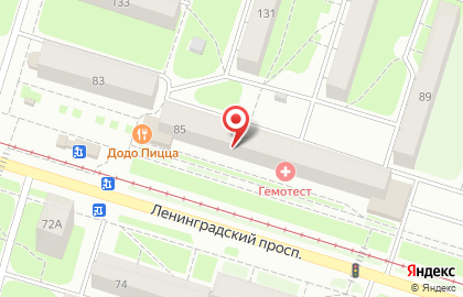 Парикмахерская Стрижка SHOP на Ленинградском проспекте на карте
