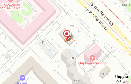 Парус в Набережных Челнах на карте