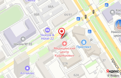 Магазин кондитерских изделий Форне на улице Чкалова на карте