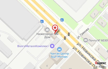 Торгово-производственная компания Теплолюкс на улице Новикова-Прибоя на карте