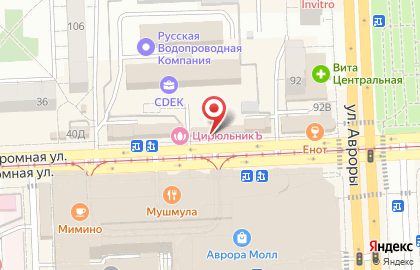 Магазин цветов, ИП Сергеева Л.А. на карте
