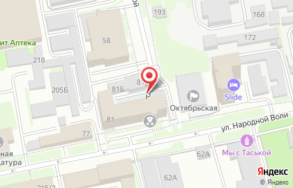 Боксерский клуб Русь в Октябрьском районе на карте