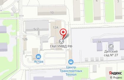 Управление МВД России по городскому округу Химки Отдел ГИБДД на карте