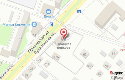Храм Живоначальной Троицы в Москве на карте
