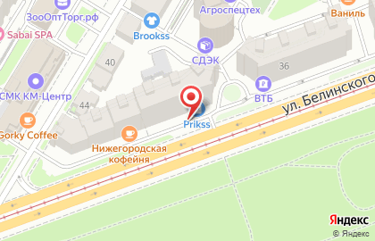 Компания по экологическому проектированию Экопромпроект на улице Белинского, 34 на карте