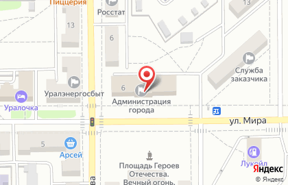 СберБанк в Челябинске на карте