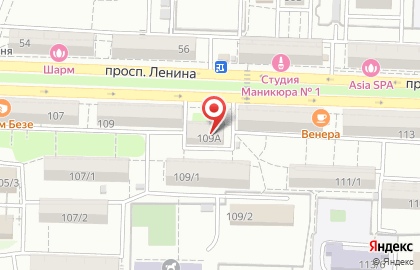 Мастерская танца и фитнеса FIESTA на проспекте Ленина на карте