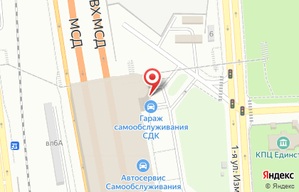 Техцентр Svs Servis на 1-й улице Измайловского Зверинца на карте
