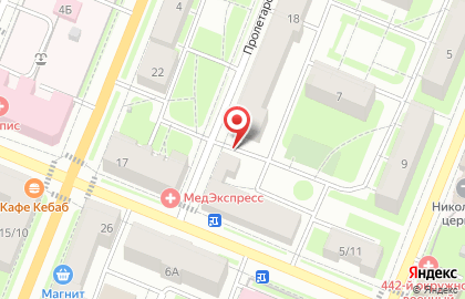Продуктовый магазин На Горе на карте