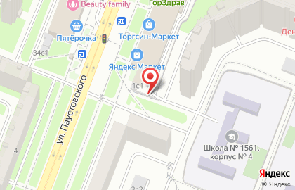 ЗАО Мосстройэкономбанк на улице Паустовского на карте