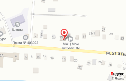 Продуктовый магазин в Волгограде на карте