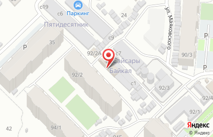 Автоматический паркинг Саха Паркинг на улице Лермонтова на карте