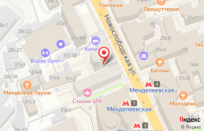 Ортопедический салон ОРТЕКА на Новослободской улице на карте