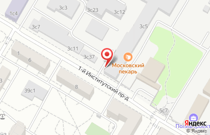 Кондитерская Московский пекарь на карте