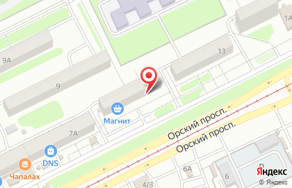 Магазин Мясной дом в Оренбурге на карте