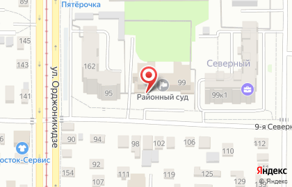 Первомайский районный суд г. Омска на карте