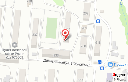 Продуктовый магазин Мороженка в Советском районе на карте