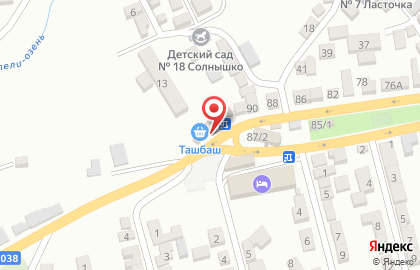 Гастроном Таш-Баш на карте