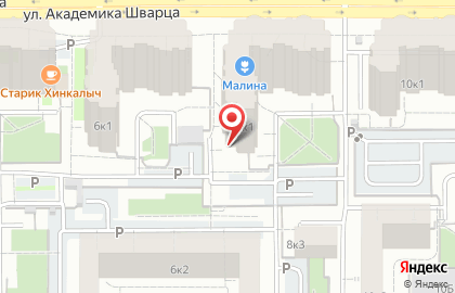 Частное охранное предприятие Сова на улице Академика Шварца на карте