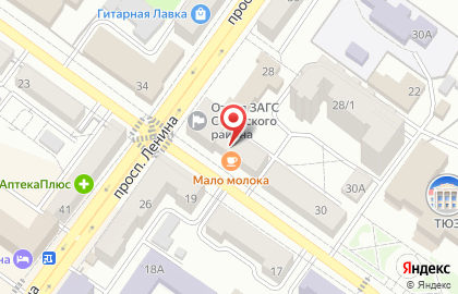 Агентство недвижимости Колизей в переулке Горького на карте