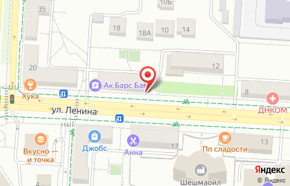 Терминал СберБанк на улице Ленина на карте